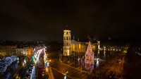 Jelang Natal, sejumlah tempat di Lithuania dihiasi ornamen-ornamen Natal.  