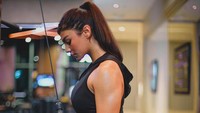 Begini potret Jihane Almira saat sedang nge-gym. (Foto: dok. Instagram @jihanealmira) 
