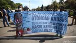 Aksi Mahasiswa Papua Tolak Otonomi Khusus