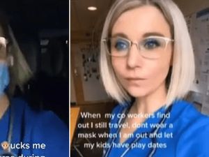 Video TikTok Remehkan Covid Miliknya Viral, Perawat Ini Langsung Dirumahkan