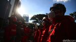 Balai Kota DKI Disemprot Disinfektan