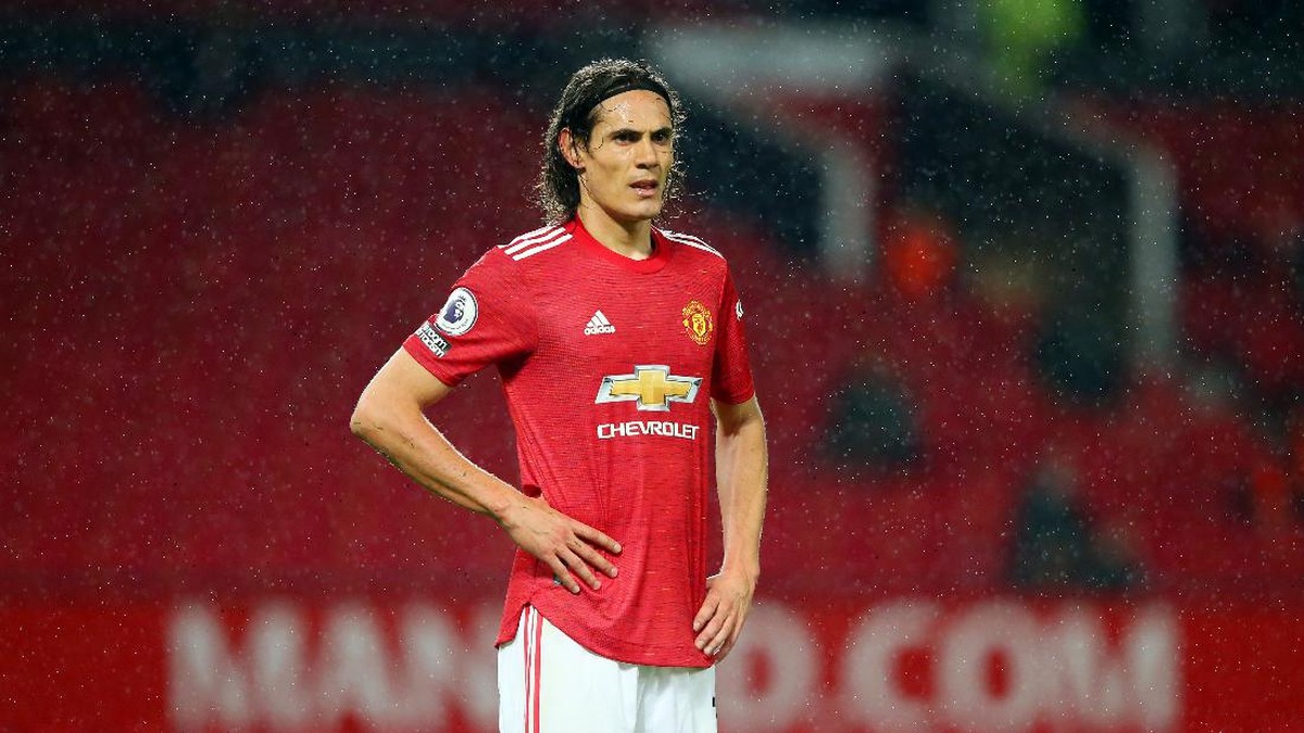 Ole Gunnar Solskjaer masih ragu mainkan Edinson Cavani di laga kontra Sheffield United (Foto: Getty Images/Alex Livesey)