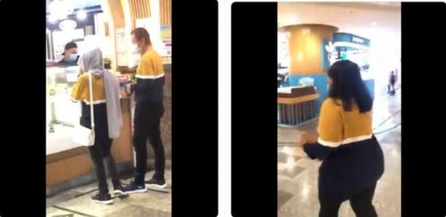 Pas muter balik liat ke belakang auto bengek. Jadi kayak kembar tiga nih.. Foto: Instagram/@awreceh.id