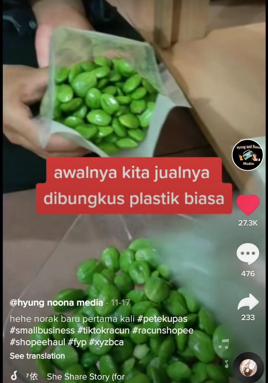 Kisah Dua 'Fresh Graduate' yang Sukses Jualan Petai Kupas dari Sambas