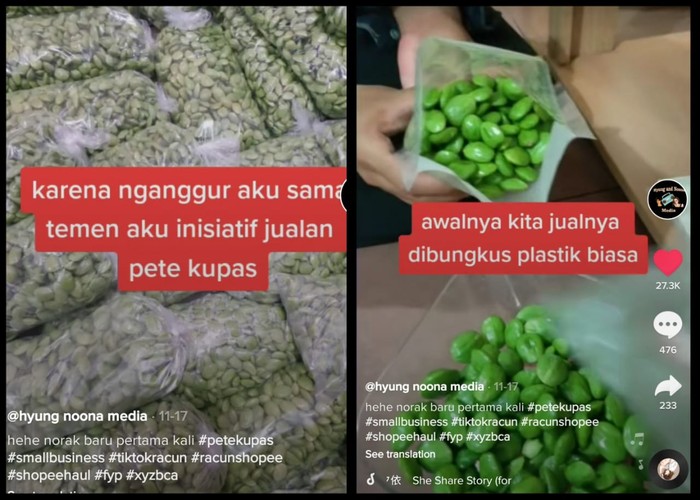 Kisah Dua Fresh Graduate yang Sukses Jualan Petai Kupas dari Sambas