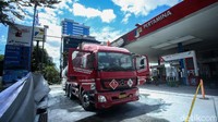 Vice President Corporate Communication Pertamina Fajriyah Usman mengatakan, SPBU dalam kondisi aman. Menurutnya, yang terjadi ialah mobil tangki sempat terbakar dan berhasil untuk diamankan.