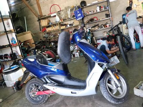 Modifikasi motor bensin jadi listrik