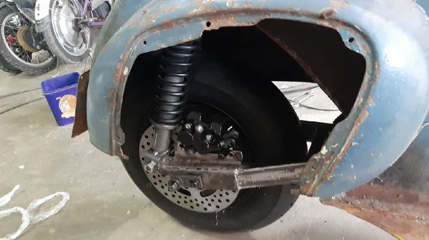 Modifikasi motor bensin jadi listrik