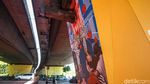 Mural Lawan Corona Hiasi Kolong Tol Tomang