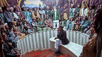 Salah satu pembuat museum ini adalah Abdul Nasir Sawabi. Di saat perang pecah, Sawabi masih anak-anak. Kekejaman perang begitu membekas di memori Sawabi, sehingga dia bisa menggambarkan diorama perang seperti aslinya. (AP)