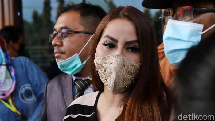 Nita Thalia saat ditemui di Pengadilan Agama Jakarta Utara.