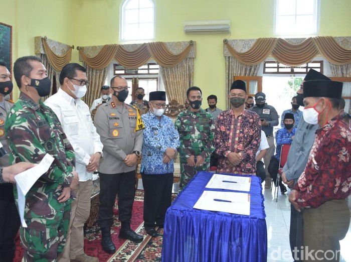 Pertikaian dua desa di Jambi diselesaikan secara damai lewat hukum adat (dok Istimewa)