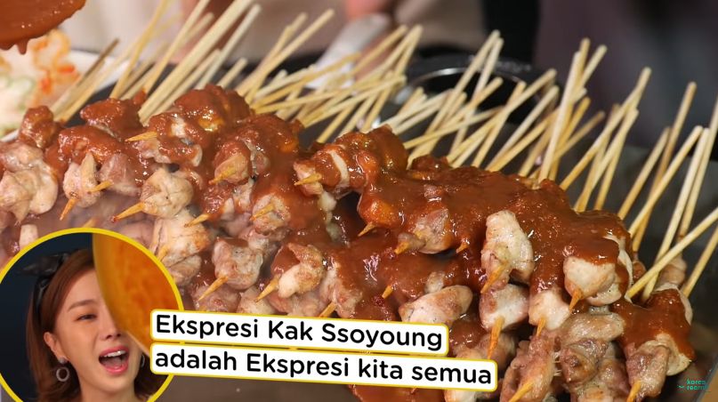 Ssoyoung Mukbang Sate dan Nasi Goreng
