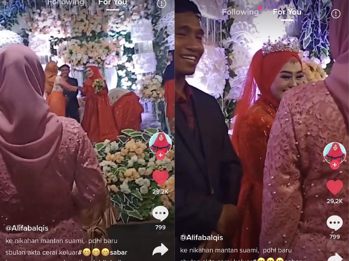 Viral di TikTok, Wanita Datangi Pernikahan Mantan Suami Usai Akta Cerai Baru Keluar Sebulan Viral di TikTok, Wanita Datangi Pernikahan Mantan Suami Usai Akta Cerai Baru Keluar Sebulan