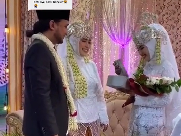viral pria nikahi dua perempuan