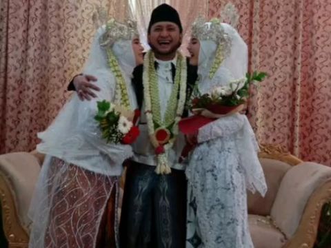 viral pria nikahi dua perempuan