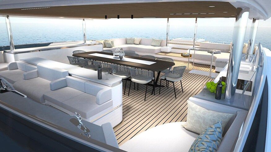 Volkswagen Yacht listrik solar panel