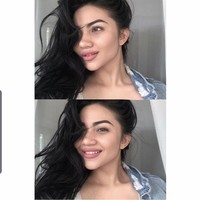 Seperti dalam foto ini, bibir Ariel Tatum tampak tebal dan besar. Meski sering dikira hasil dari filler, namun Ariel pernah membantahnya.  Foto: Dok. Instagram