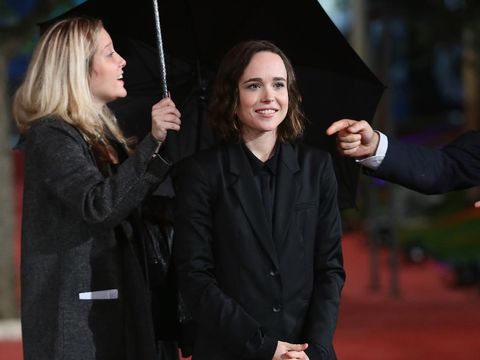 ROME, ITALY - OCTOBER 18:  Ellen Page walks the red carpet for 'Freeheld' during the 10th Rome Film Fest at Auditorium Parco Della Musica on October 18, 2015 in Rome, Italy.  (Photo by Ernesto Ruscio/Getty Images)