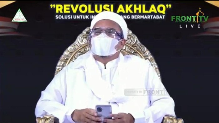 Habib Rizieq Syihab Hadiri Acara Dialog 212 Secara Virtual
