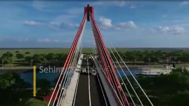 Jembatan Aek Tano Pongol (Dok. Biro Komunikasi Publik Kementerian PUPR)