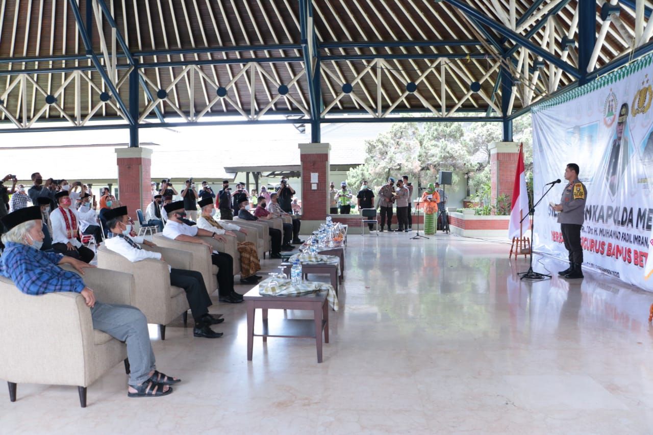 Kapolda Metro Jaya Irjen Fadil Imran menemui ormas dan tokoh Betawi