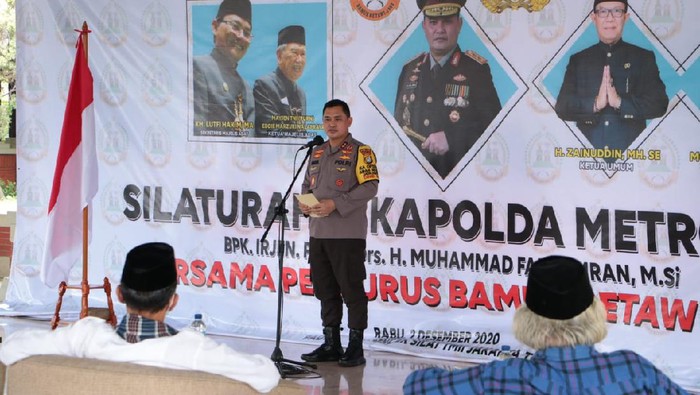 Kapolda Metro Jaya Irjen Fadil Imran menemui ormas dan tokoh Betawi