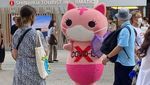 Potret Kucing Maskot COVID-19 Jepang