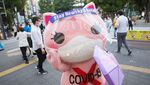 Potret Kucing Maskot COVID-19 Jepang