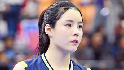 8 Foto Atlet Voli Korea yang Dijuluki Dewi Lapangan Dituduh Lakukan Bullying