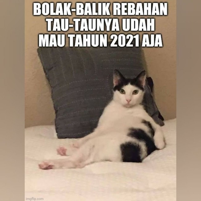 Siapa yang kerjaannya rebahan melulu di tahun 2020 nih? Gapapa deh yang penting tetap mematuhi protokol pencegahan Covid. Foto: instagram.com/fun.idn