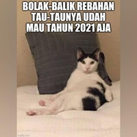 Siapa yang kerjaannya rebahan melulu di tahun 2020 nih? Gapapa deh yang penting tetap mematuhi protokol pencegahan Covid. Foto: instagram.com/fun.idn