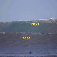 Walaupun jarak dari 2020 ke 2021 terasa dekat banget, tapi semoga saja tahun 2021 nanti sudah semakin lebih baik yaa.. Foto: twitter.com/picsartistic