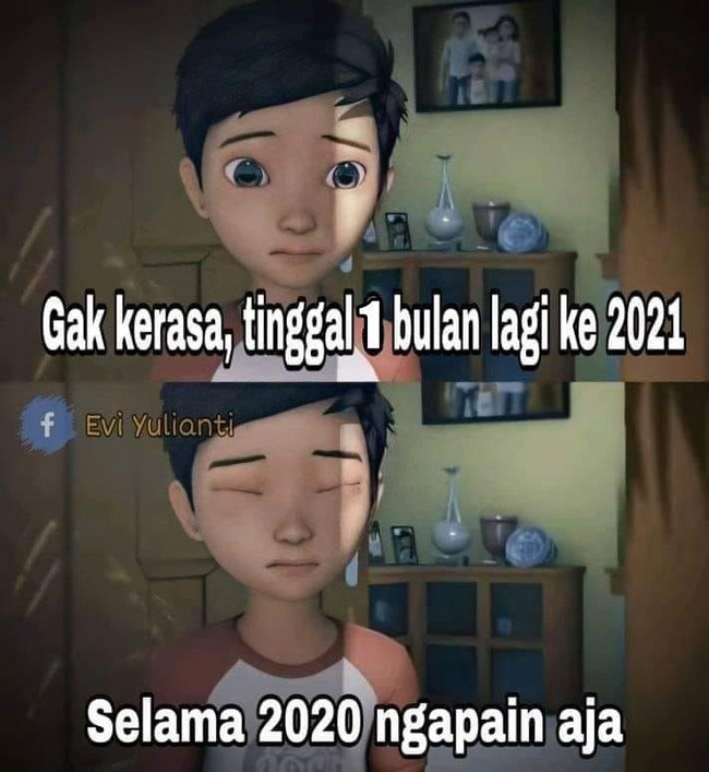Ayo ngaku, siapa yang tahun 2020 nya kebanyakan hanya dihabiskan untuk tidur dan berhibernasi di rumah? Foto: Facebook