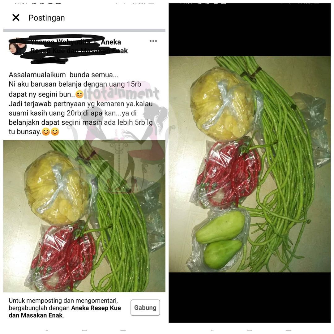 Pamer Masak Pakai Uang Rp 15 Ribu, Emak-emak Ini Malah Diserang Netizen
