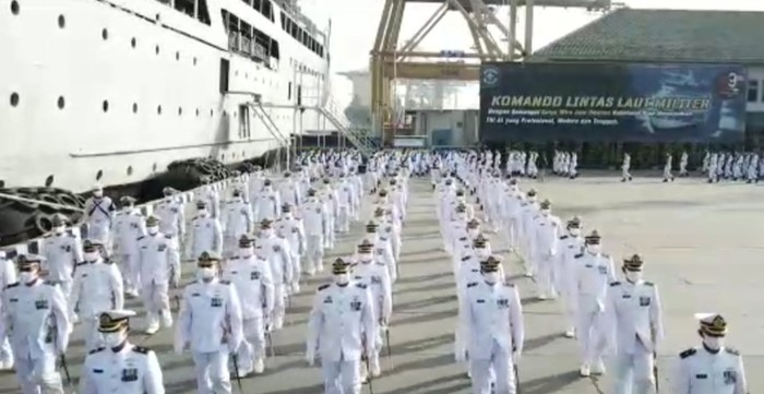 Tangkapan layar video Satlinlamil Makassar
