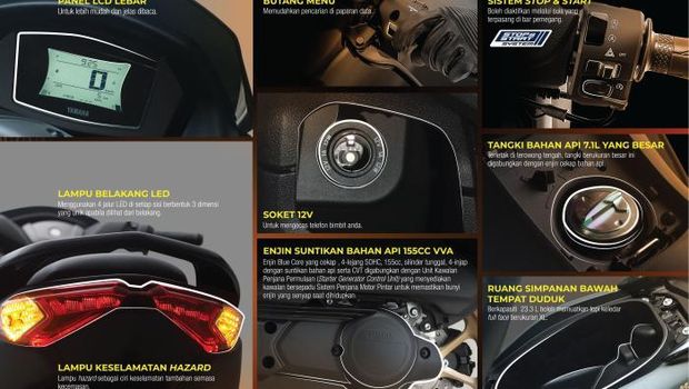 Yamaha Nmax Connected rilis di Malaysia