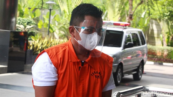 Andreau Pribadi Misanta Diperiksa KPK Stafsus Menteri KKP Andreau Pribadi Misanta diperiksa KPK terkait kasus dugaan suap ekspor benur di gedung KPK, Jakarta, Kamis (3/12/2020).
