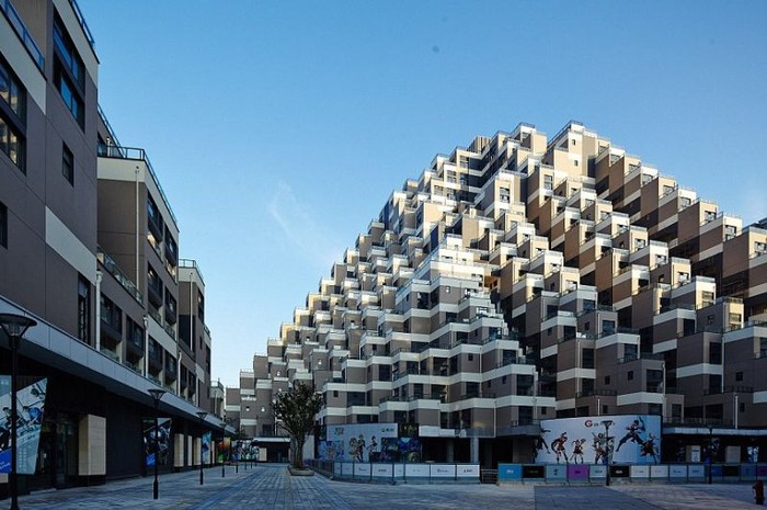 Apartemen bentuk piramida di China