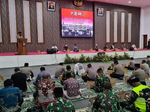 Polisi Gelar Doa Bersama Jelang Pilwali Surabaya 2020