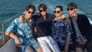 7 Momen Liburan Pemain F4 Thailand Bright-Win-Nani-Dew