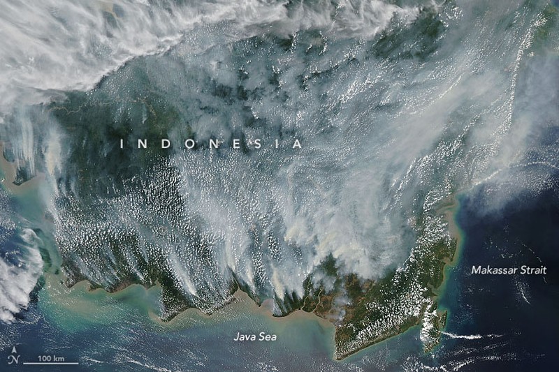 Foto satelit NASA Indonesia