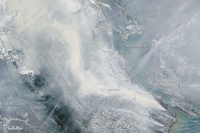 Foto satelit NASA Indonesia
