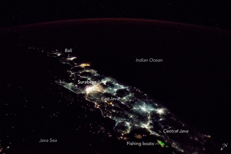 Foto satelit NASA Indonesia