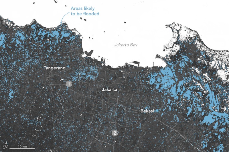 Foto satelit NASA Indonesia