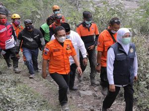 Sinergitas BNPB, Pemprov Jatim dan Pemkab Lumajang Atasi Dampak Erupsi Semeru