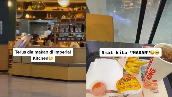 Kocak! Beda Selera, Pasangan Ini Makan di Restoran Berbeda Kocak! Beda Selera, Pasangan Ini Makan di Restoran Berbeda