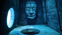 Di bagian bawah kolam terdapat bangkai kapal kecil hingga replika reruntuhan bangunan zaman dahulu yang bisa dijelajahi. (Deepspot)