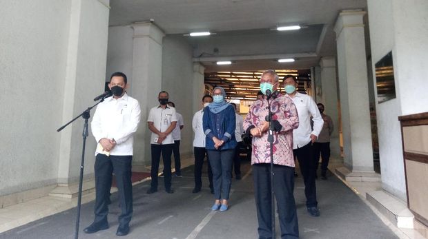 Kabareskrim Komjen Listyo Sigit Prabowo usai rapat koordinasi persiapan Pilkada 2020 di LPU, Kamis (3/12/2020).
