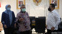 Pertemuan tersebut digelar untuk membahas keamanan Pilkada serentak 2020.